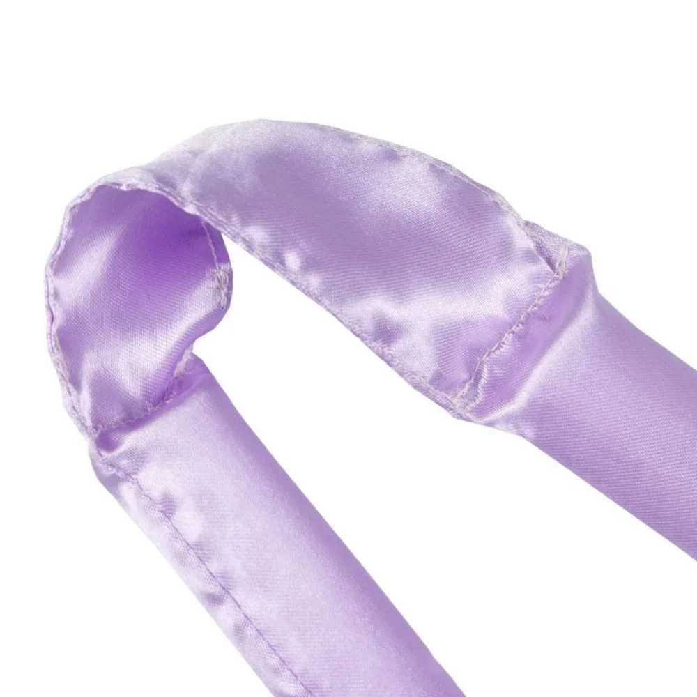 New Lazy Non Heat Curling Rod Head with Non Heat Silk Curling Ribbon Curler Sleep Soft Curler Foam Hair Clip W250113