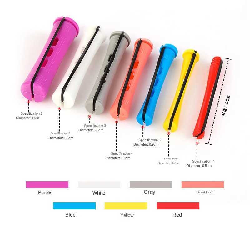 12 pieces/set Perm Rods and Hair Rollers with Cold Wave Rods Womens Long Short Hair Curling Tool W250113