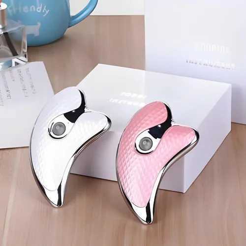 Electric Gua Sha Face Massager Microcurrent Heated Vibration Facial Scraping Tools Wrinkles Double Chin Skin Face Lifting DeviceXJ250113