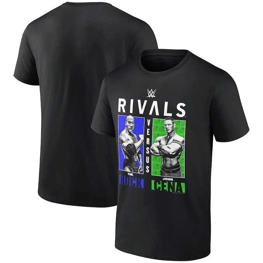 Summer Mens 3D Printing Male Wrestler John Cena T-shirt Womens Street Sports Round Neck Breathable and cool X25011316