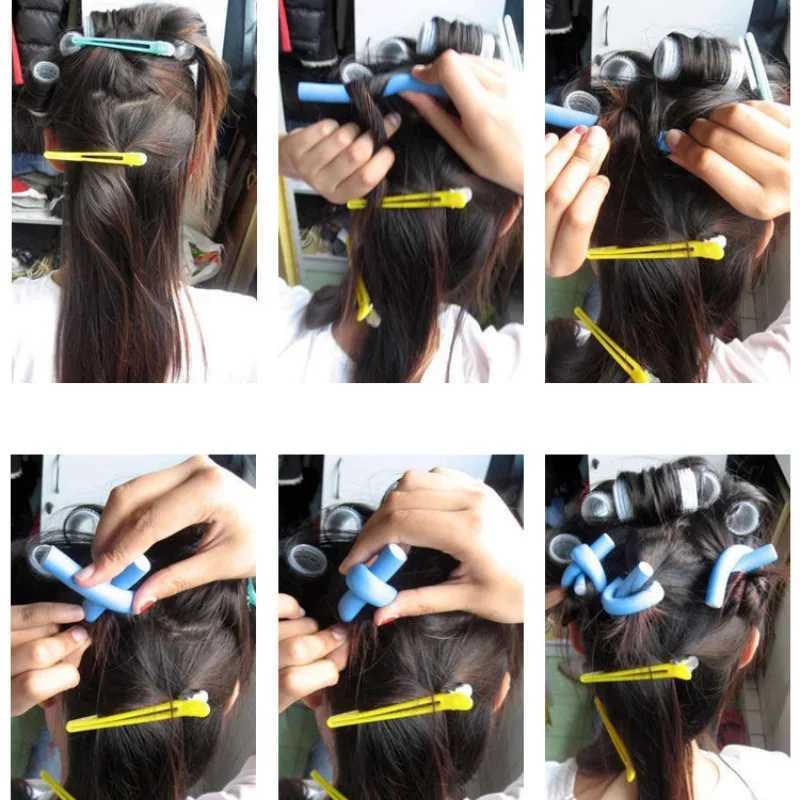 10 Sponge Hair Clips Manufacturer Twisted Curling Tool DIY Styling Hair Clips W250113