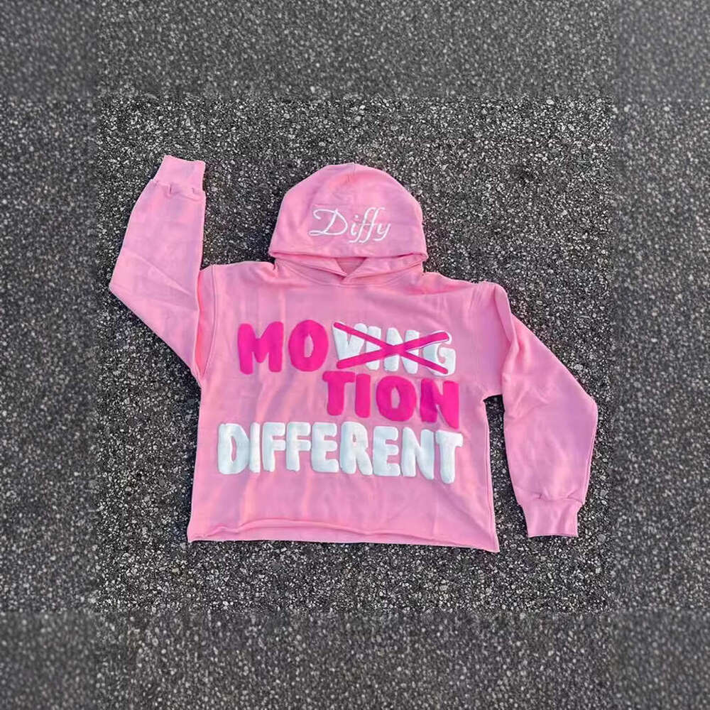 New Fashion Brand American Street Hip Hop Letter Printed Men's Sweatshirt Sportswear Hoodie