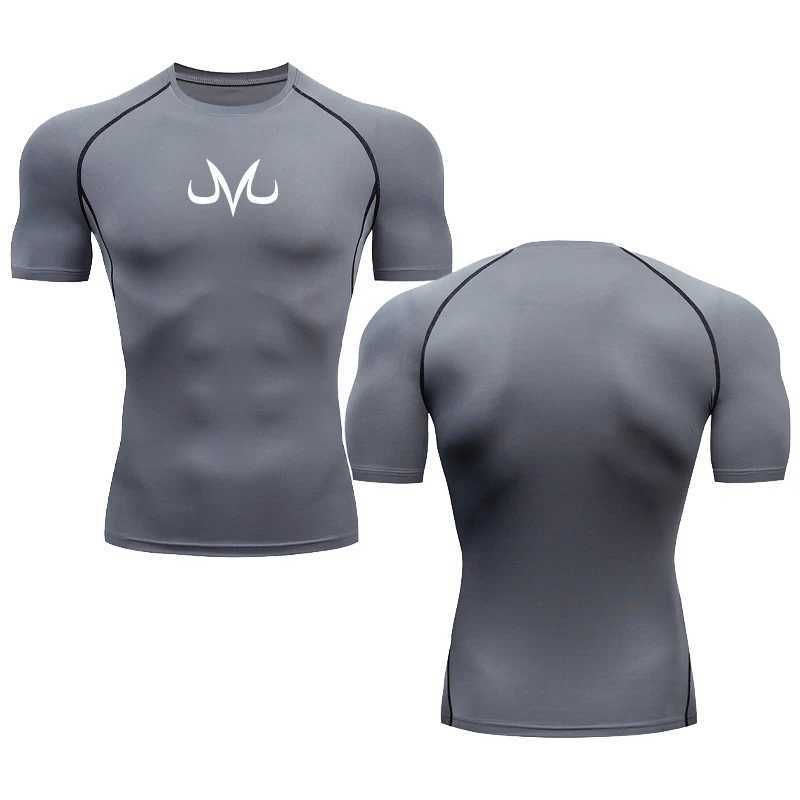 2024 Anime Aesthetic Compression T-shirt Men Fitness Sport Quick Dry TShirts Tight Gym Tops Tee Summer Undershirts Tracksuit X250113
