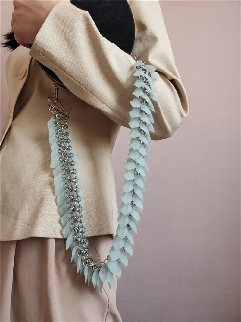 ly updated jelly colored womens acrylic resin chain bag with easy to match shoulder bag accessories for women 250109