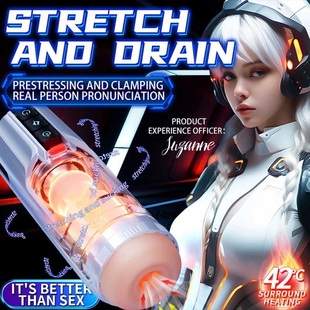 1PC Automatic Male Masturbator Penis With 10 Frequency Vibrating Mode Adult Sex Toy Pocket Pussy For Male PleaXJ250113