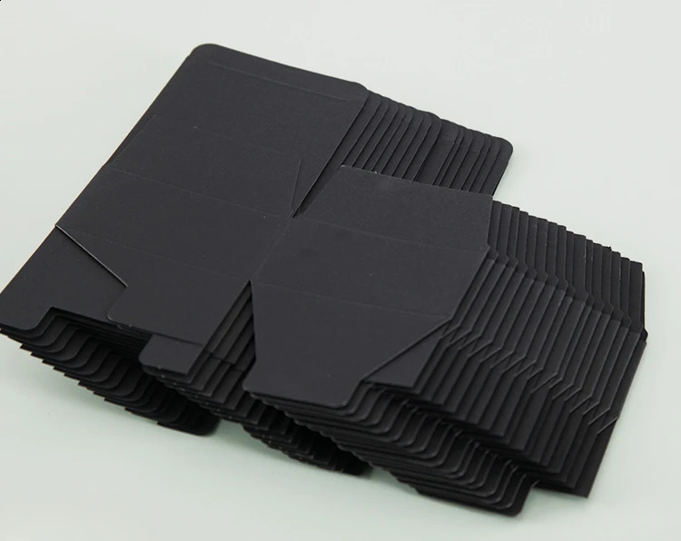 50Pcs Kraft Paper Box Square White Cardboard Box DIY Gift Box For Soap Cookies Jewelry Gift Packaging Candy Cookies Cake Baking 250106