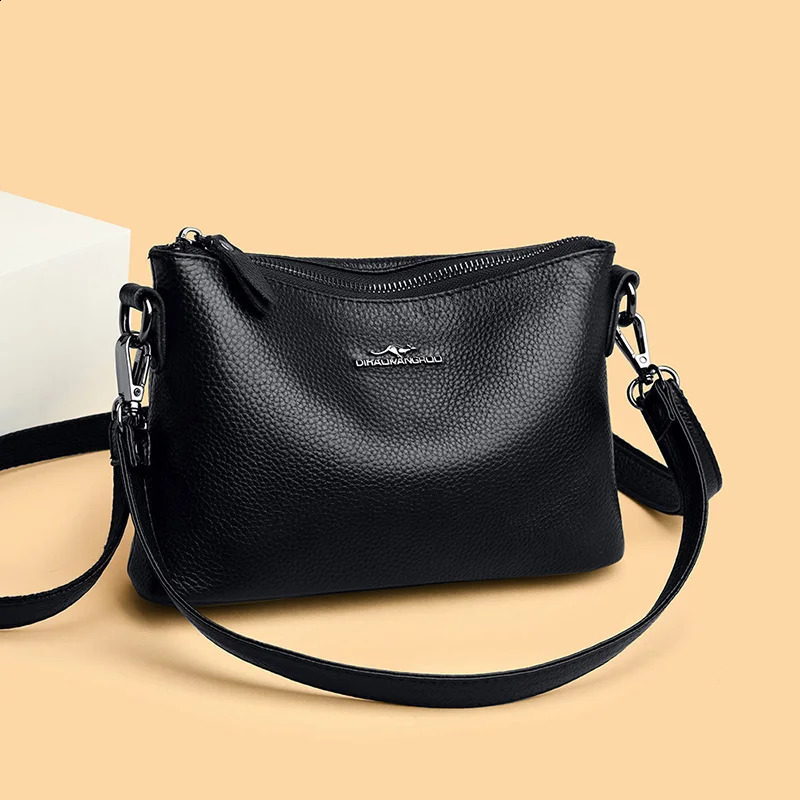 100% genuine leather Cowhide Tote Bag The High Quality Leather Womens er Handbag High capacity Shoulder Messenger Bag 250106