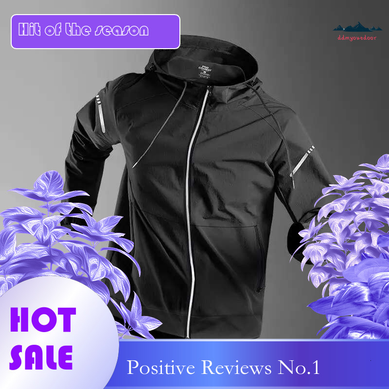 Ddmyoutdoor China Domestic Men S Spring Autumn Quick Dry Hooded Jacket For Running Cycg Fiess Gym Track Soccer Basketball Volleyball Badminton