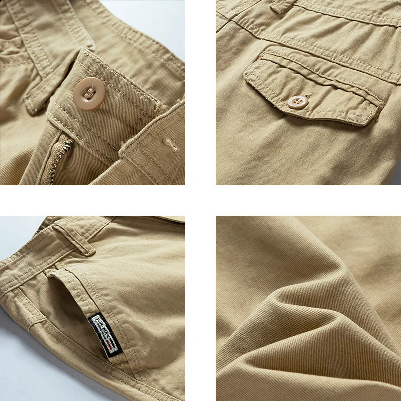 2024 Spring Summer Pure Cotton Mens Shorts Clothing Embroidery Solid Denim Casual Business Social Men 250103