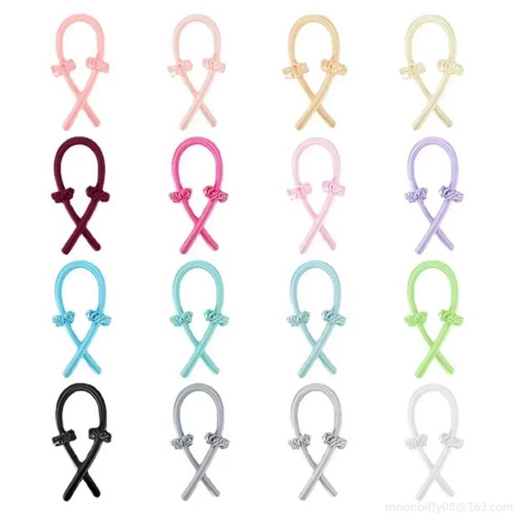 Non thermal curling headband non thermal wire curling ribbon curling iron sleep soft headband lazy hair accessory W250113