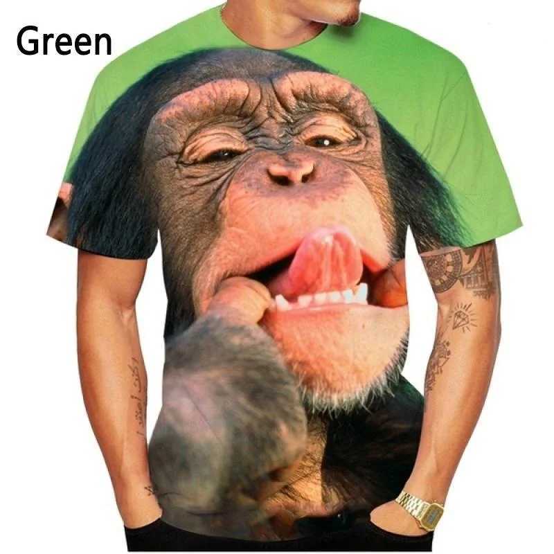 New Fashion Gorilla/Monkey 3D Printed T-shirt Fun Summer Casual Short Sleeve Gorilla Shirt Top for Men and Women X2501138