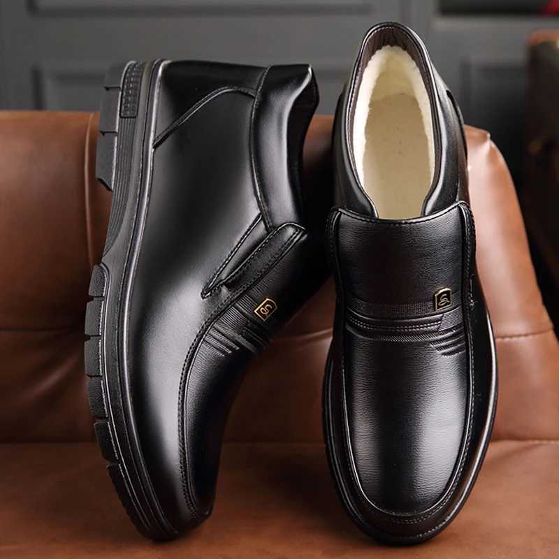 2024 Newly Man Winter Boots Quality Microfiber Leather Shoes Brand White Warm Thicken Inner Boots 38-44 Man Snow Leather BootsXJ250113