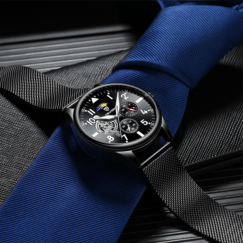 TEVISE Designer Watch Men's Watches Waterproof Fashion Watches Student Mechanical Watches T053-820-002