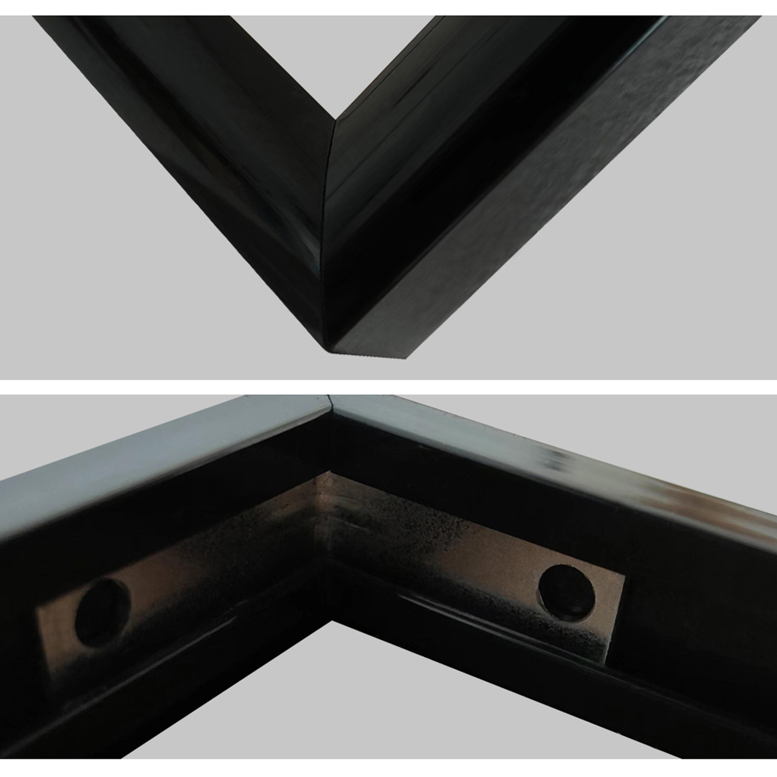 1pc 8x10 Bright Black PVC Picture Frame, Narrow-Edge Photo Frames For Wall, Horizontal Or Vertical Hanging, Available In 1/3pcs H260306