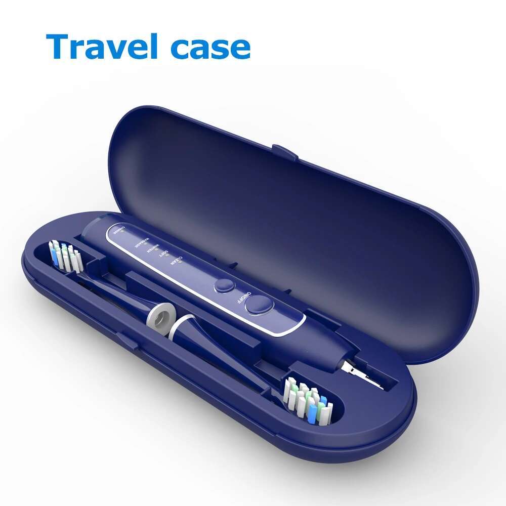 Electric Toothbrush T25 - Replace Brush Head, 4 Mode, Onekey Operate, Sonic Vibrate, Waterproof, Cleansing
