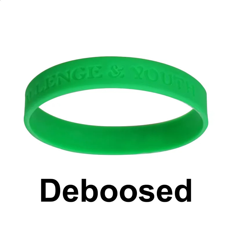 100PCS Customized Wristband DIY Debossed Armband Custom Personalized outdoor sport Bracelets for Party Event Gift souvenir 250107