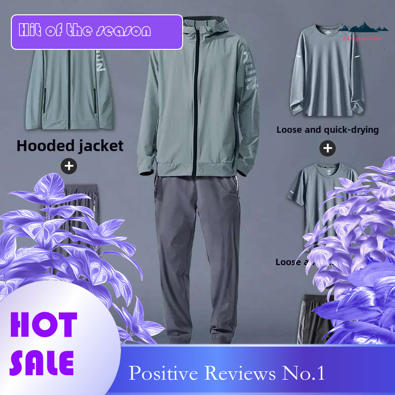 Ddmyoutdoor China Domestic Men S Sportswear Set Spring Autumn Running Fiess Clothing Loose Fit Quick Dry Clothes For Outdoor Training Wear Tracksuit M