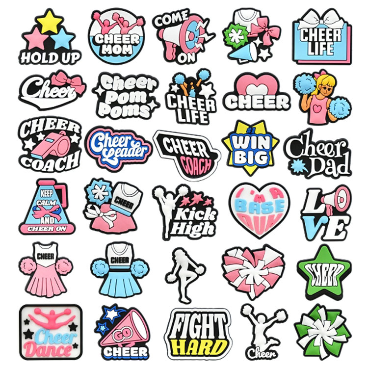 wholesale cute anime pvc shoe charms fashion shoe accessories decoration buckle active party theam shoe flowers