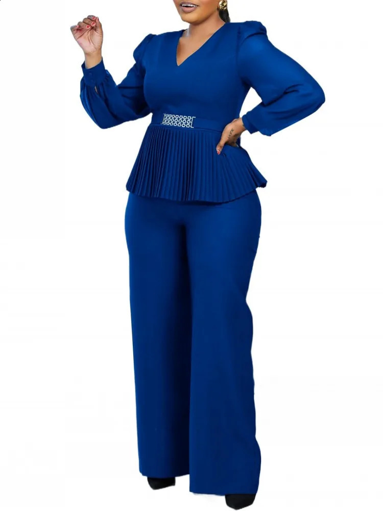 2 Piece Women Sets 2025 Arrival Plus Size Spring Summer Matching Two Pieces Top And Pants Suits Outfits Clothing 250109