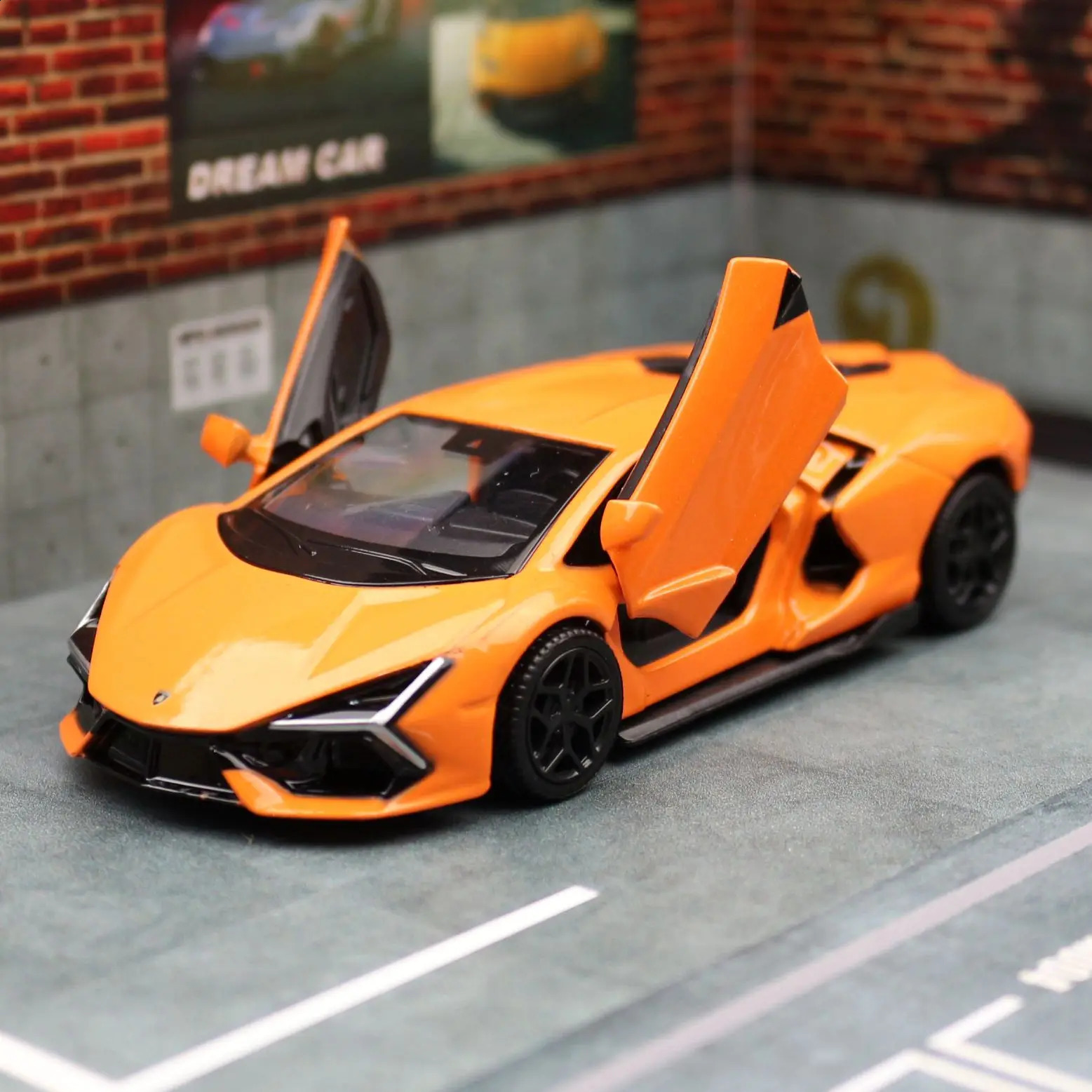 1/36 Lamborghini Revuelto HPEV Super Toy Car For Children RMZ City Diecast Metal Miniature Model Pull Back Collection Gift Boy 250113