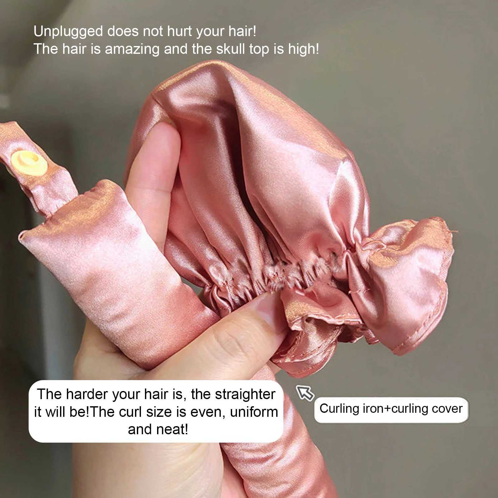 Lazy Heatless Curling Curler Heatless Curler Blow Molding Flexible Rod Sleep Headband Hair Cover Female Styling Tool W250113