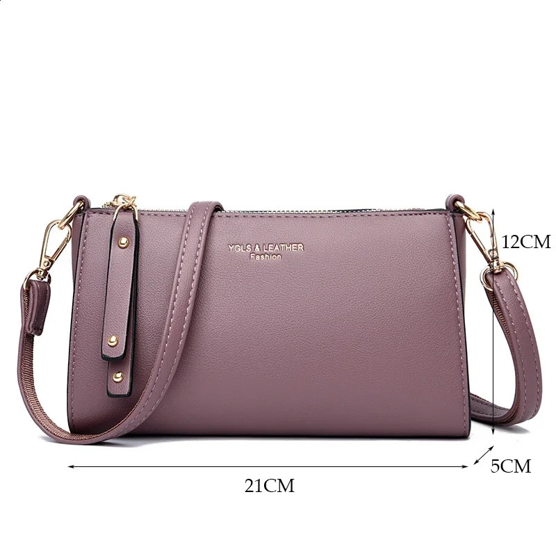 Ladies Mini Clutch Bag Fashion Crossbody Bags for Women Multi-pocket Shoulder Bag Female Leather Handbag er Sac 250106