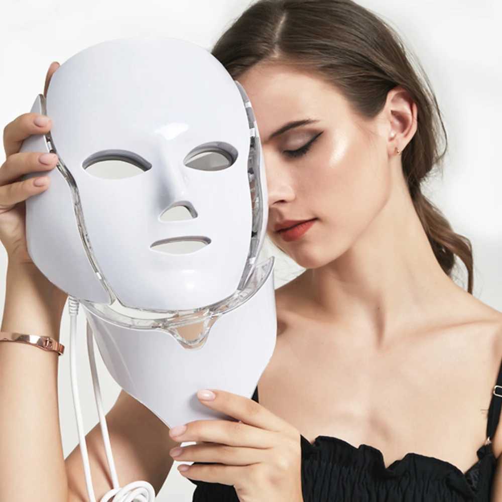 Light Therapy Face Beauty Facial 7 Colours LED Beauty Care Devices Red Light Therapy Skin Care Led Mask Home Use BeautyXJ250113