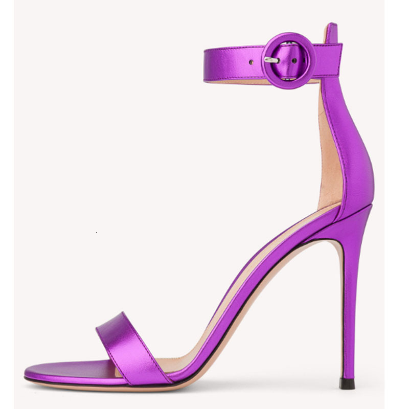 Satin Strappy Sandals Buckled Stiletto Anklet Open Toe Pumps Sexy Women Super High Heels Shoes Sandalias Mujer Verano