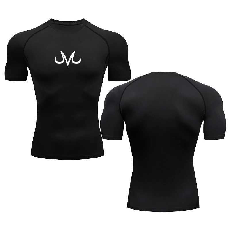 2024 Anime Aesthetic Compression T-shirt Men Fitness Sport Quick Dry TShirts Tight Gym Tops Tee Summer Undershirts Tracksuit X250113