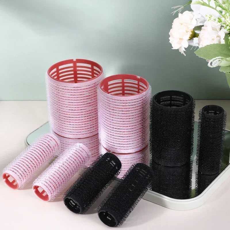6 pieces of self clip curlers non thermal curlers non thermal bangs roll up salon curlers adhesive styling tools W250113