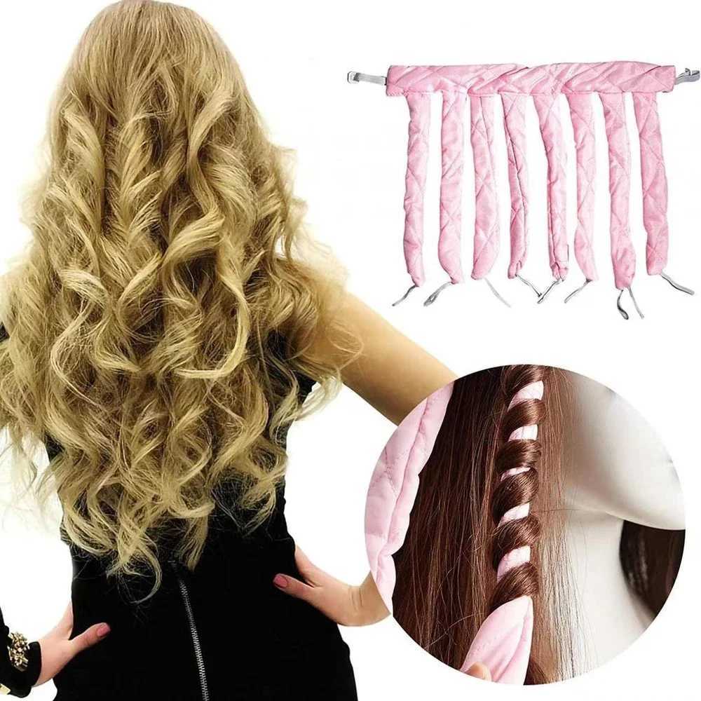 New 30cm Lazy Non Heat Curler Non Heat Curling Rod Headband Sleep Headband Non Heat Female DIY Hairstyling Tool W250113