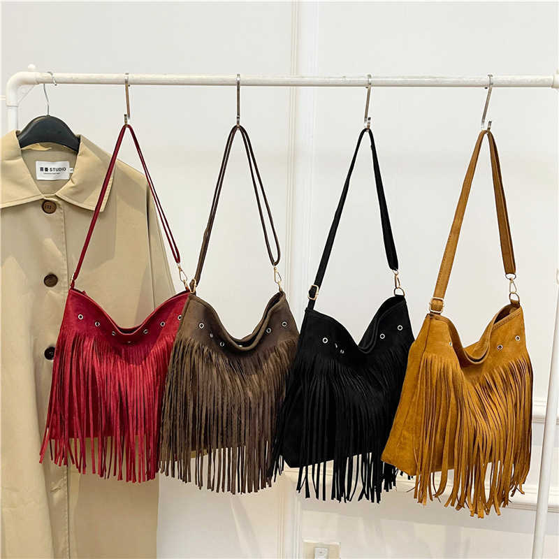 Bohemian Chic Su Bag Fashionable Large Capacity Shoulder 2024 Popular New Item Niche Ins Versatile Women's 250113