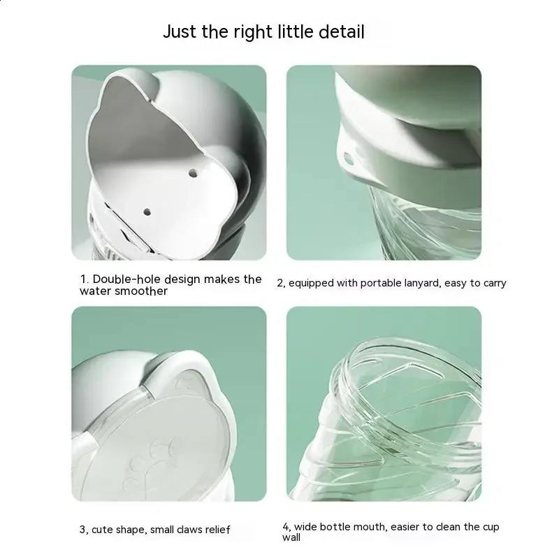 Dog Outing Water Cup Bottle Portable Cup Walking Dog Water Bottle Pet Drinking Water Feeding Food Waste Dag integrated Cup 250110