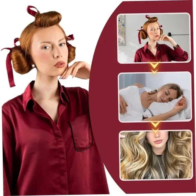 No heat curler no heat curler lazy curler headband soft curler overnight curler hair styling tool W250113