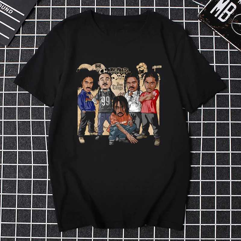 Men T Shirt Bone Thugs N Harmony Shirt Retro Nostalgia Hip-hop Classic Men Women T-shirt X250113