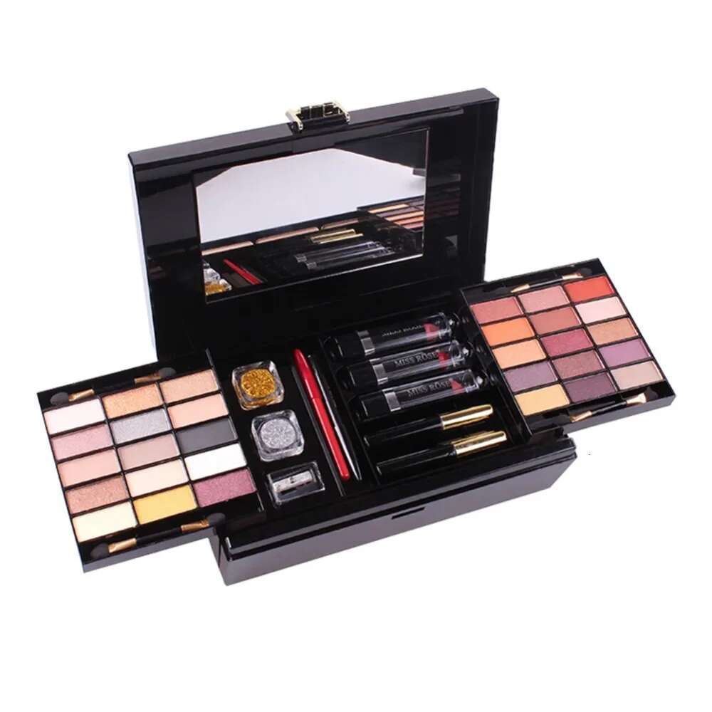 Professional Makeup Set Box Matte Glitter Eyeshadow Powder Blush Women Multi-functional Palette Cosmetic Case
