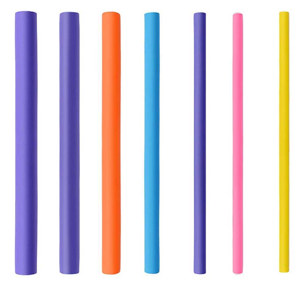 10 pieces of soft rubber non thermal hair clips salon non thermal hair clips salon non thermal flexible hair clips W250113