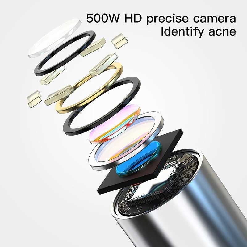 Smart Visual Acne Needle with 20X Camera Blackhead Pore Cleansing Beauty Instrument Facial Pore Extraction Tools Acne CleanerXJ250113