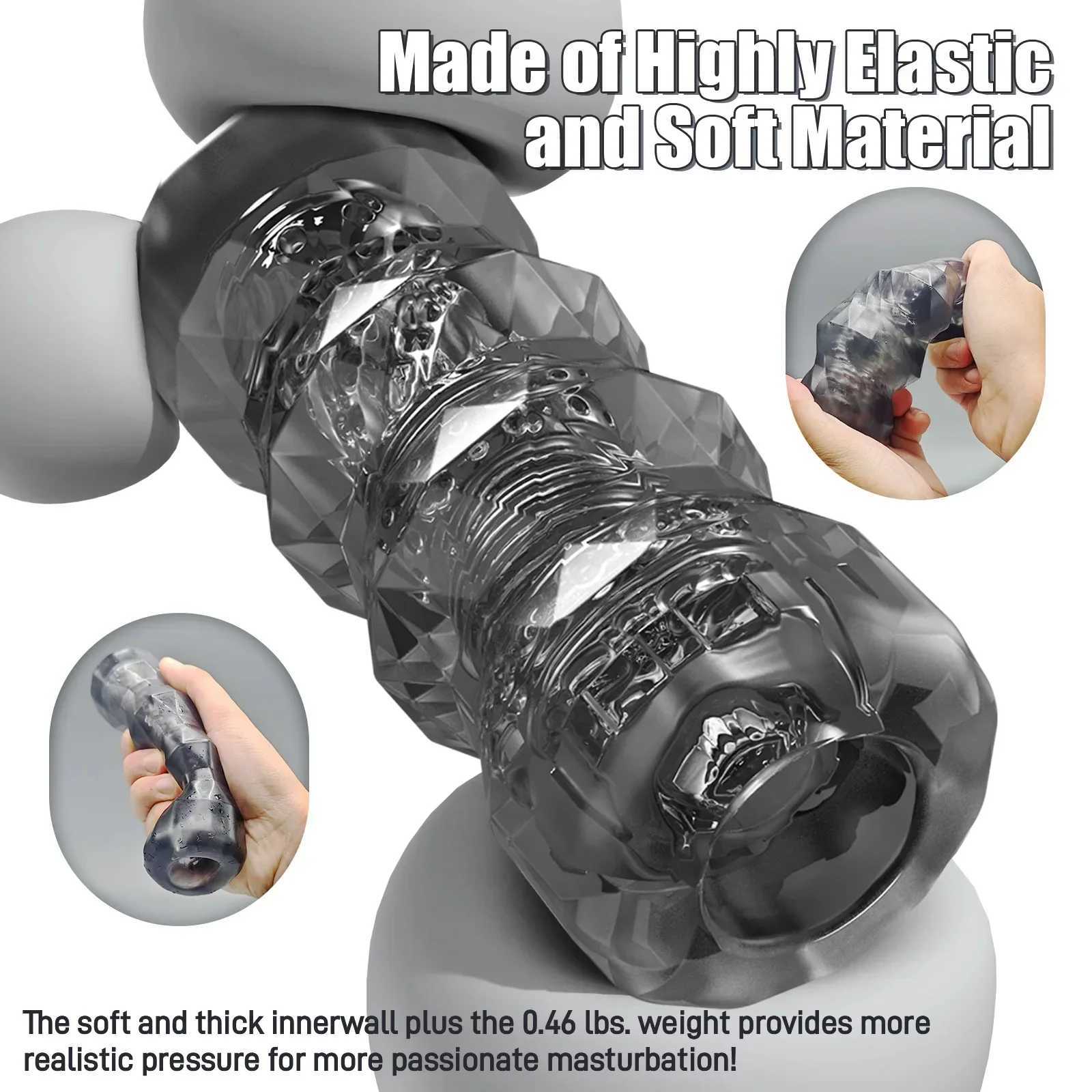 Male Masturbator Cup Soft Pussy Sex Toys Vagina Adult Endurance Exercise Sex Products mens pussy Pocket Cup for Men dick suckerXJ250113