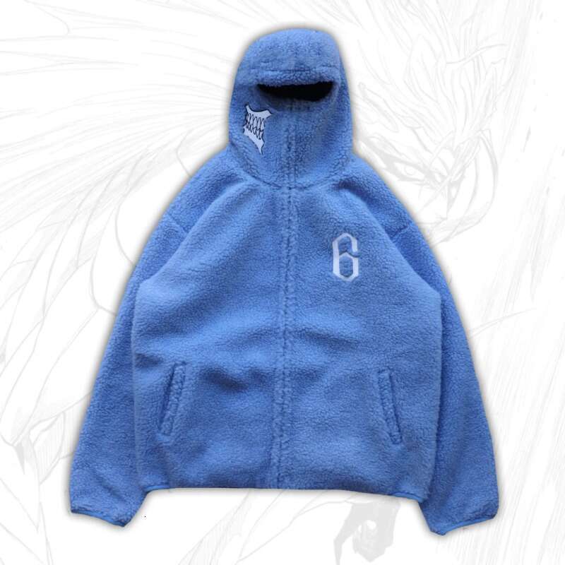 Couple's Y2K High Street Loose Warm Hoodie cardigan for Autumn and Winter Cold Protection