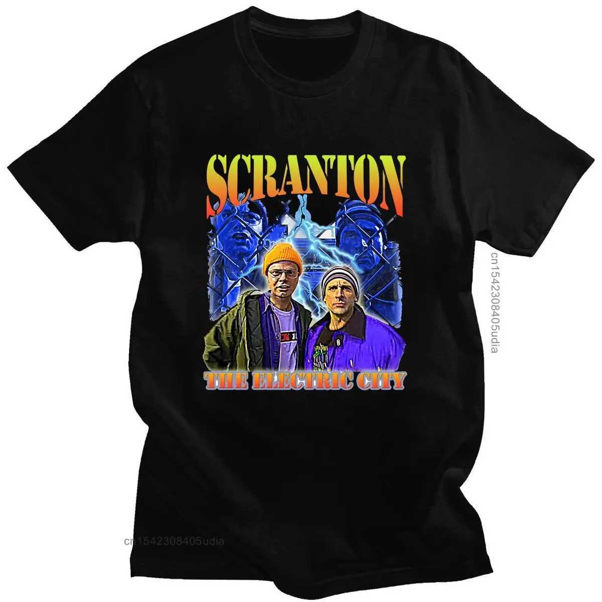 Oversized T-Shirt The Office Dunder Mifflin Dwight Tv Show Scranton Tshirts Male Brand Mens Vintage Cotton Tshirt Unique Tops X2501137