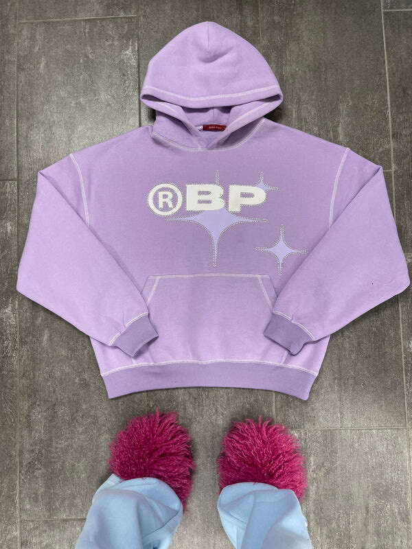 2025 New Winter Y2K Street Wear Men's and Women's Hoodies Trendy Brand Pink Letter Foam Sweet Spicy Girl Loose Hoodie