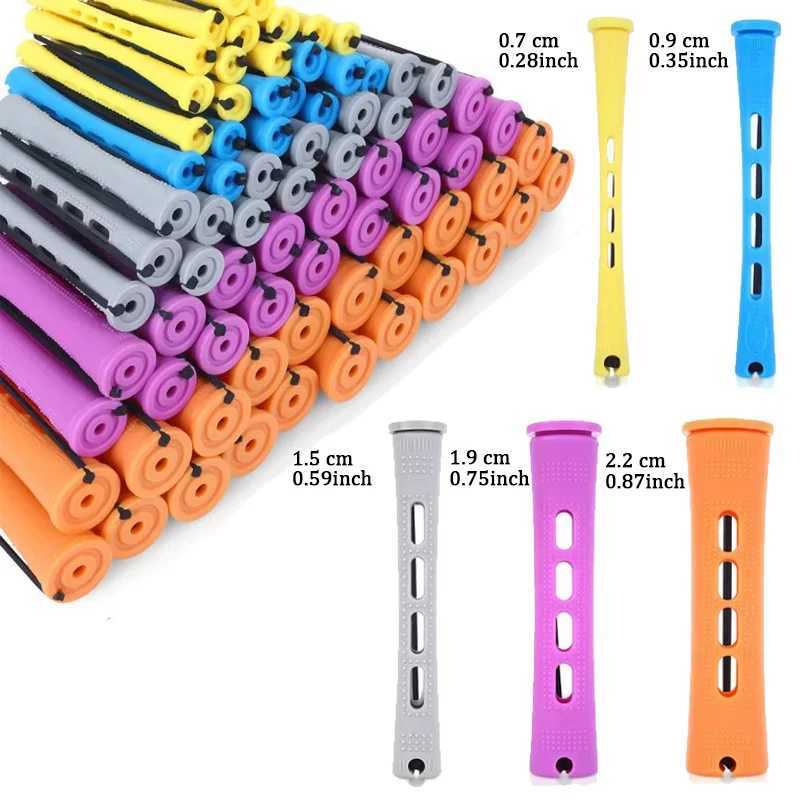 20 pieces of scald curling irons in 5 different sizes made of iron and plastic cold wave irons and scald curling irons W250113