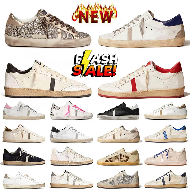 2025 Top Quality Designer Casual Shoes Sneakers Mens Women Platform Dirty Glitter Leather Men Dhgate Luxurys Loafers Trainers Plate-forme Walking Eur 35-46