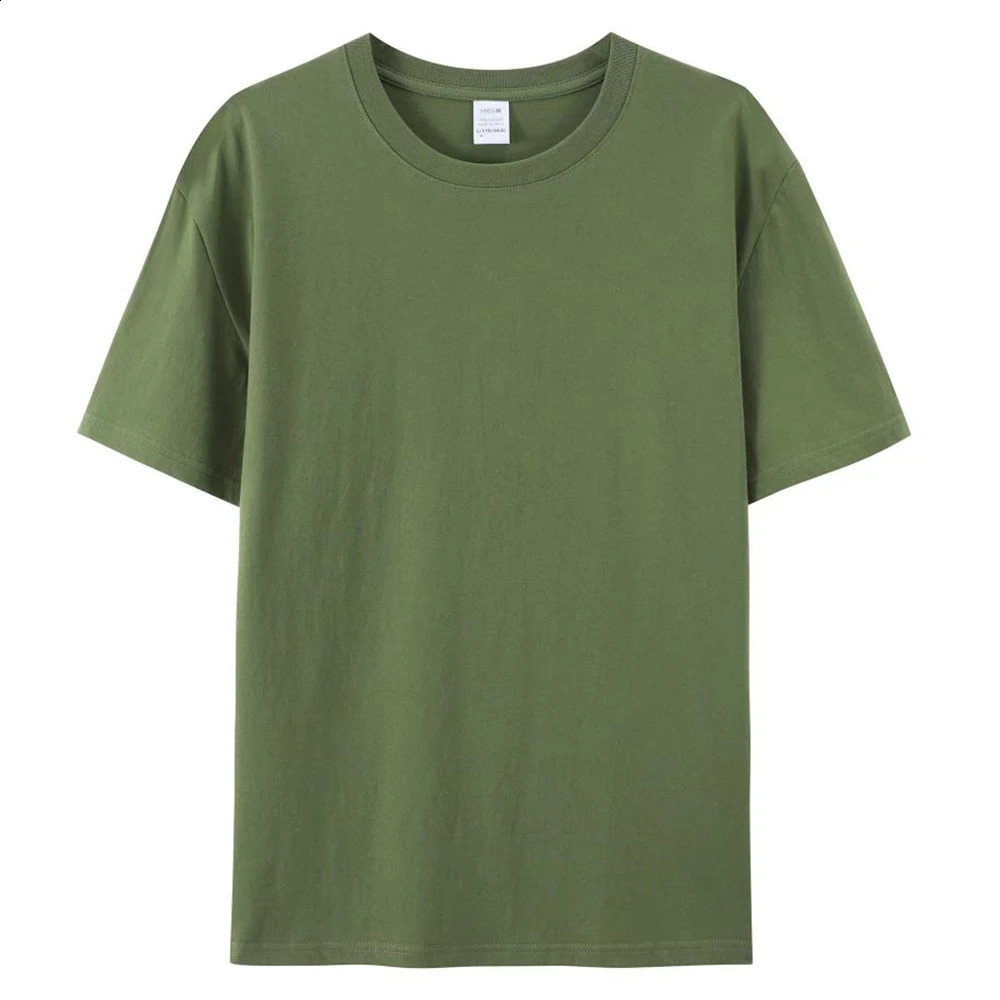 Blank 100% Cotton Unisex Tshirts Wholesale Round Neck Men T Shirt High Quality Short Sleeve Tshirt For Poleras De Hombre 250113