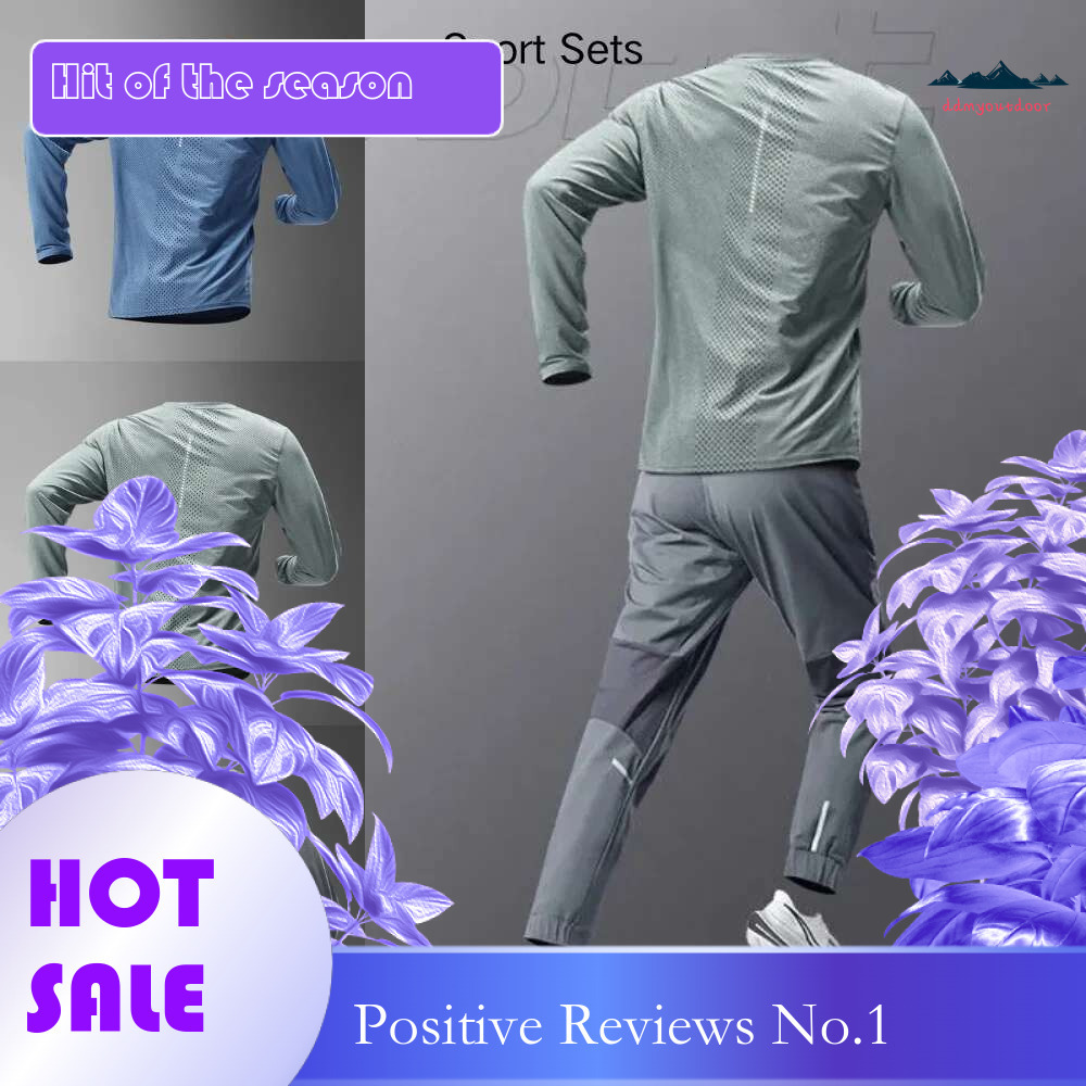 Ddmyoutdoor China Domestic Men S Sportsuit Fiess Quick Dry Shirt Long Sleeve Running Loose Training Sports Gear For Spring And Autumn Tracksuit Gymwea