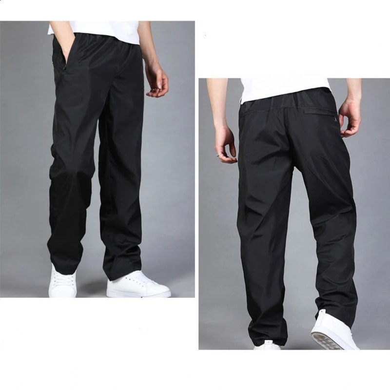 Mens Pants Sweatpant Quick Dry Breathable Spring Sports Trouser Elastic Waist Straight Wide Joggers Running Tracksuit Men y250110