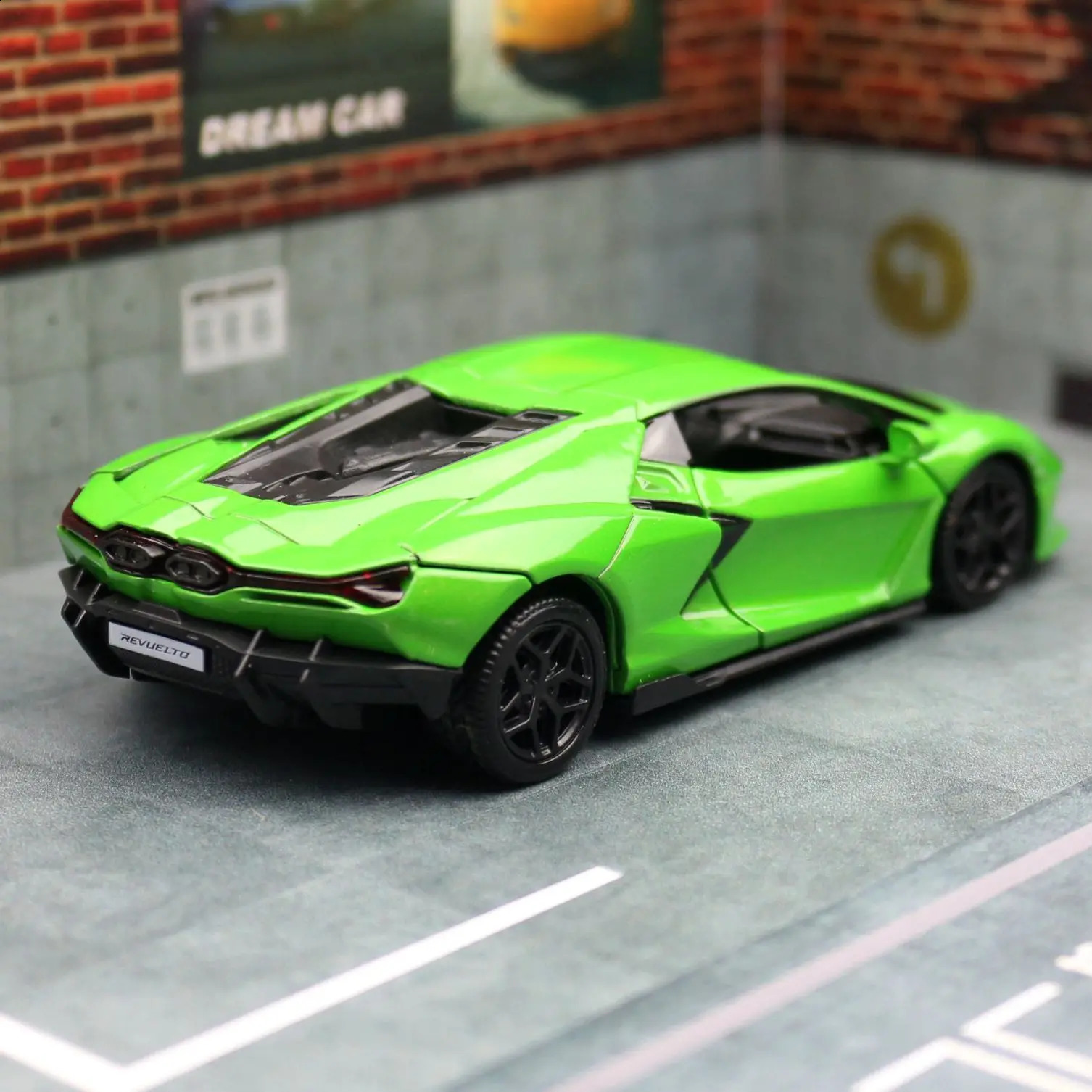 1/36 Lamborghini Revuelto HPEV Super Toy Car For Children RMZ City Diecast Metal Miniature Model Pull Back Collection Gift Boy 250113