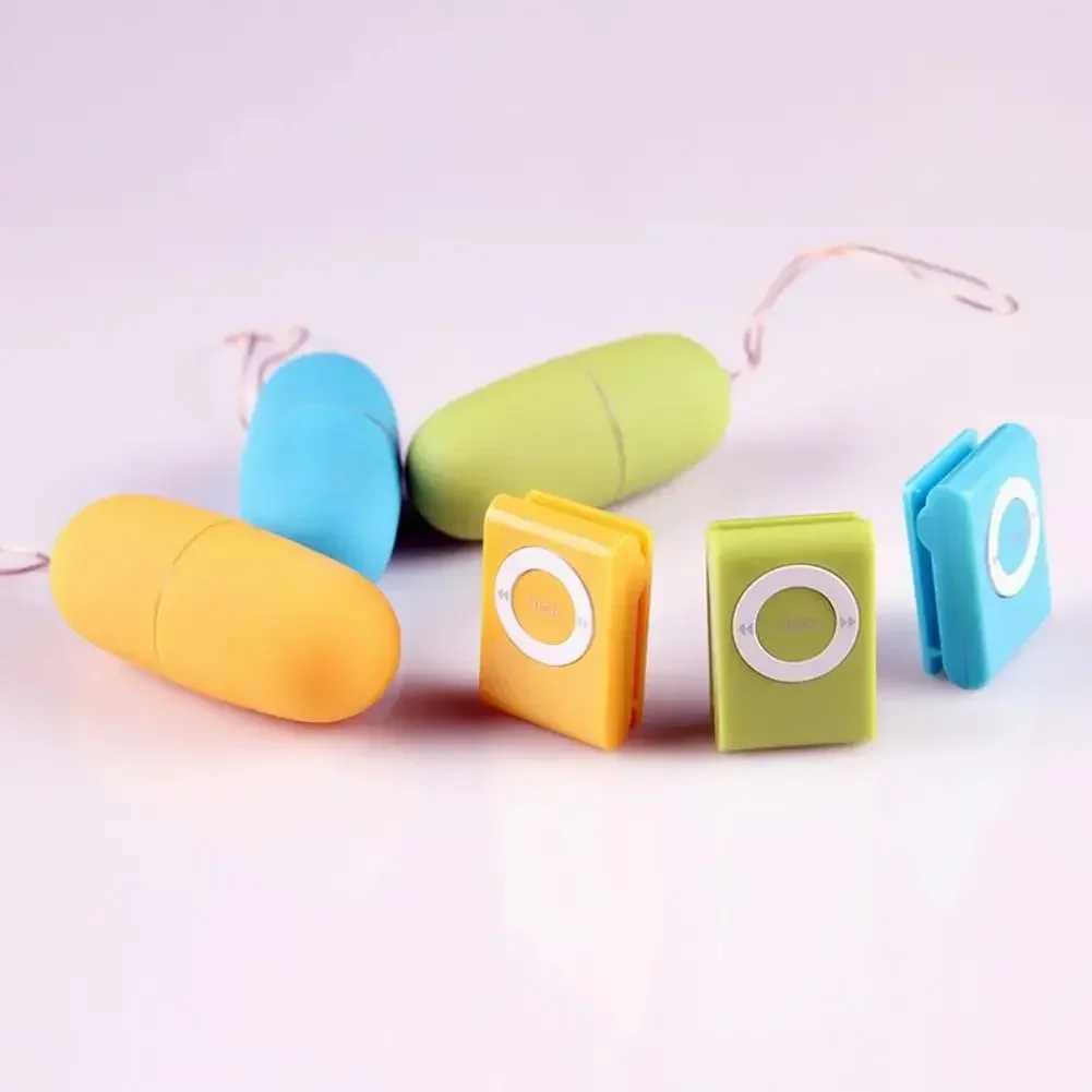 Adult Games Female Vibration Jump Wireless MP3 Remote Control Multi speed Vibrator Sex ToyW250113