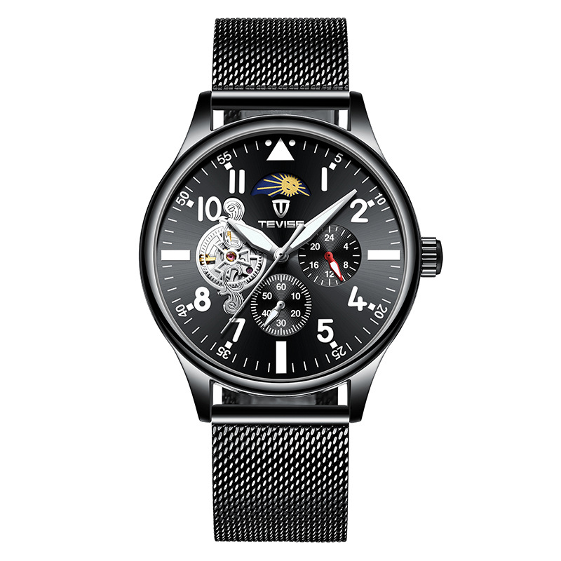TEVISE Designer Watch Men's Watches Waterproof Fashion Watches Student Mechanical Watches T053-820-002
